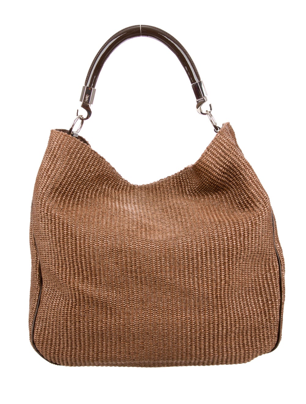 Yves Saint Laurent Straw Roady Bag Handbags YVE61657 The RealReal