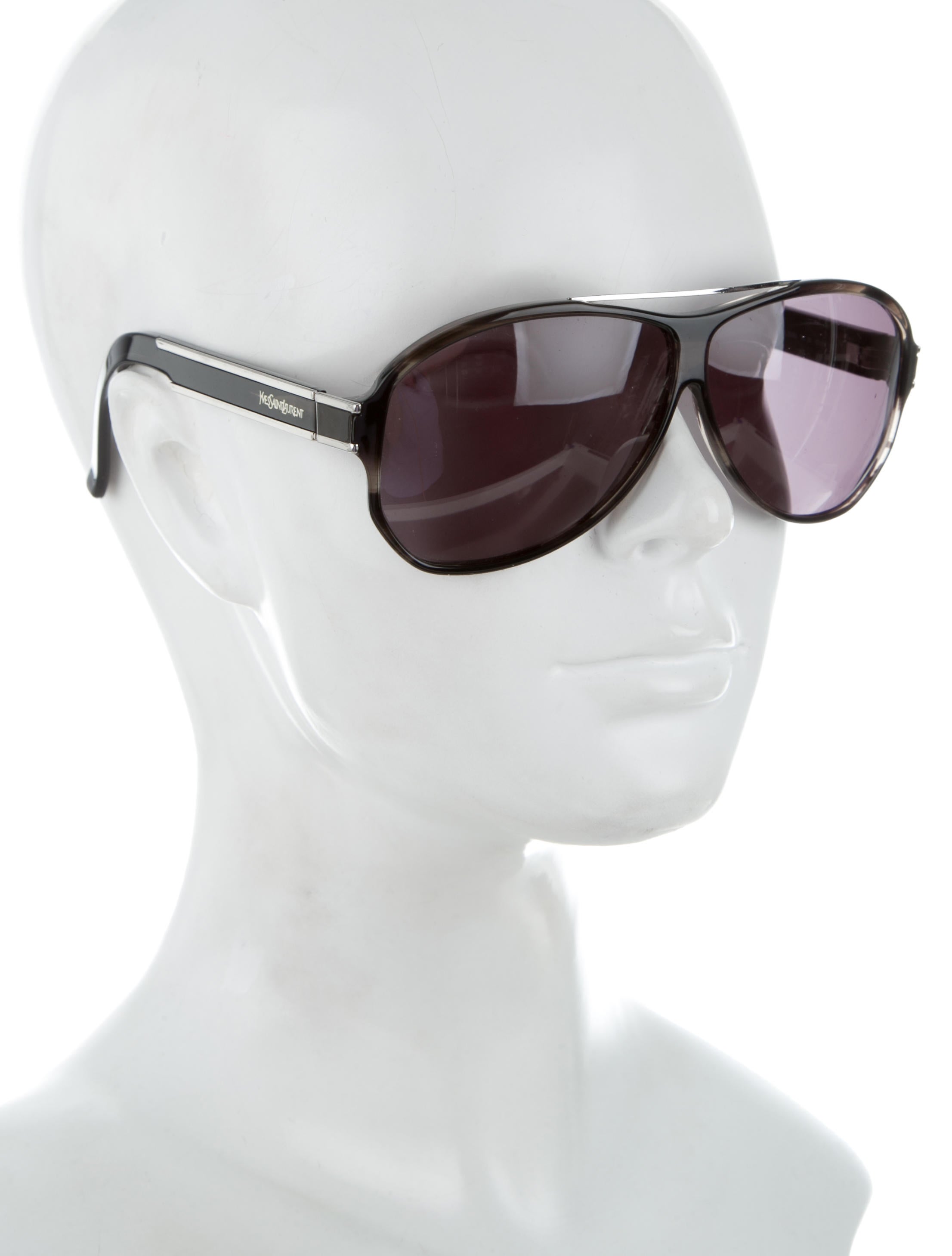 Yves Saint Laurent Aviator Tinted Sunglasses Accessories YVE63238