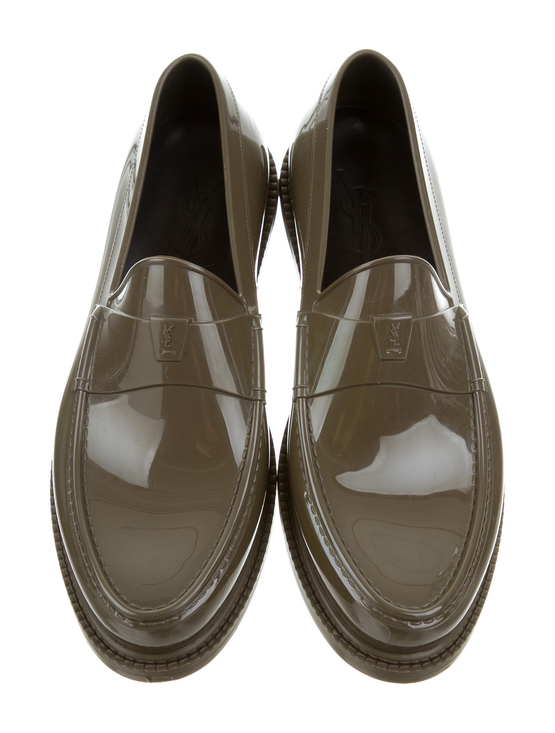 Yves Saint Laurent Rubber Boat Shoes Shoes YVE64355 The RealReal