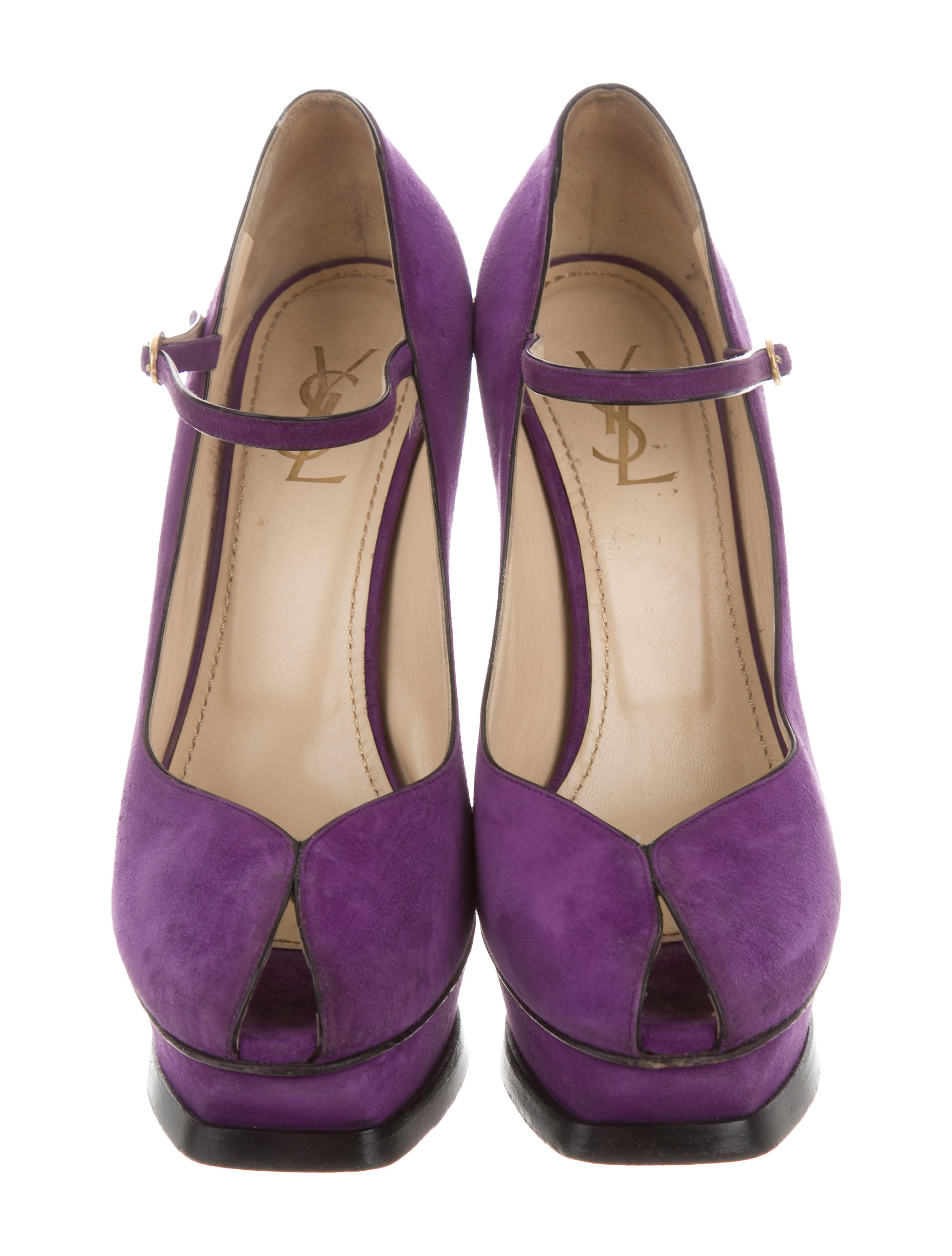 Yves Saint Laurent Mary Jane Platform Pumps - Shoes - YVE79022 | The RealReal