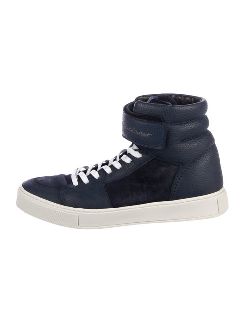 Yves Saint Laurent Malibu Leather High-Top Sneakers