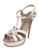 Yves Saint Laurent Tribute 105 Platform Sandals