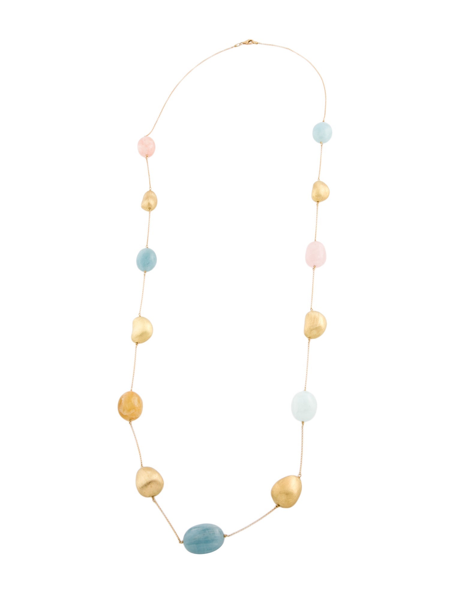 Yvel 18K Multistone Long Necklace