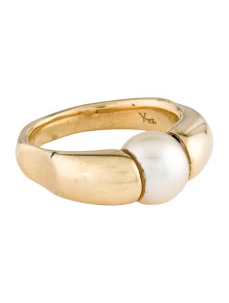 Yvel 18K Pearl Cocktail Ring