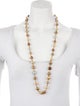 Yvel 18K Pearl & Dyed Pearl Long Strand Necklace