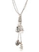 Yvel 18K Pearl & Diamond Tassel Lavalier Necklace