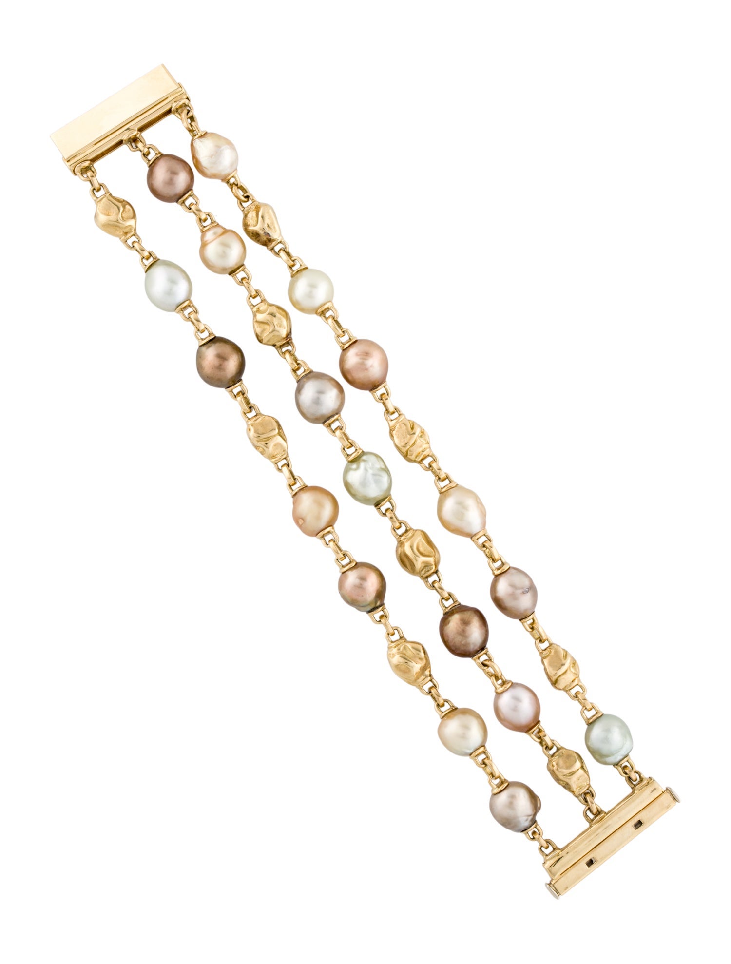 Yvel 18K Pearl Multistrand Bracelet