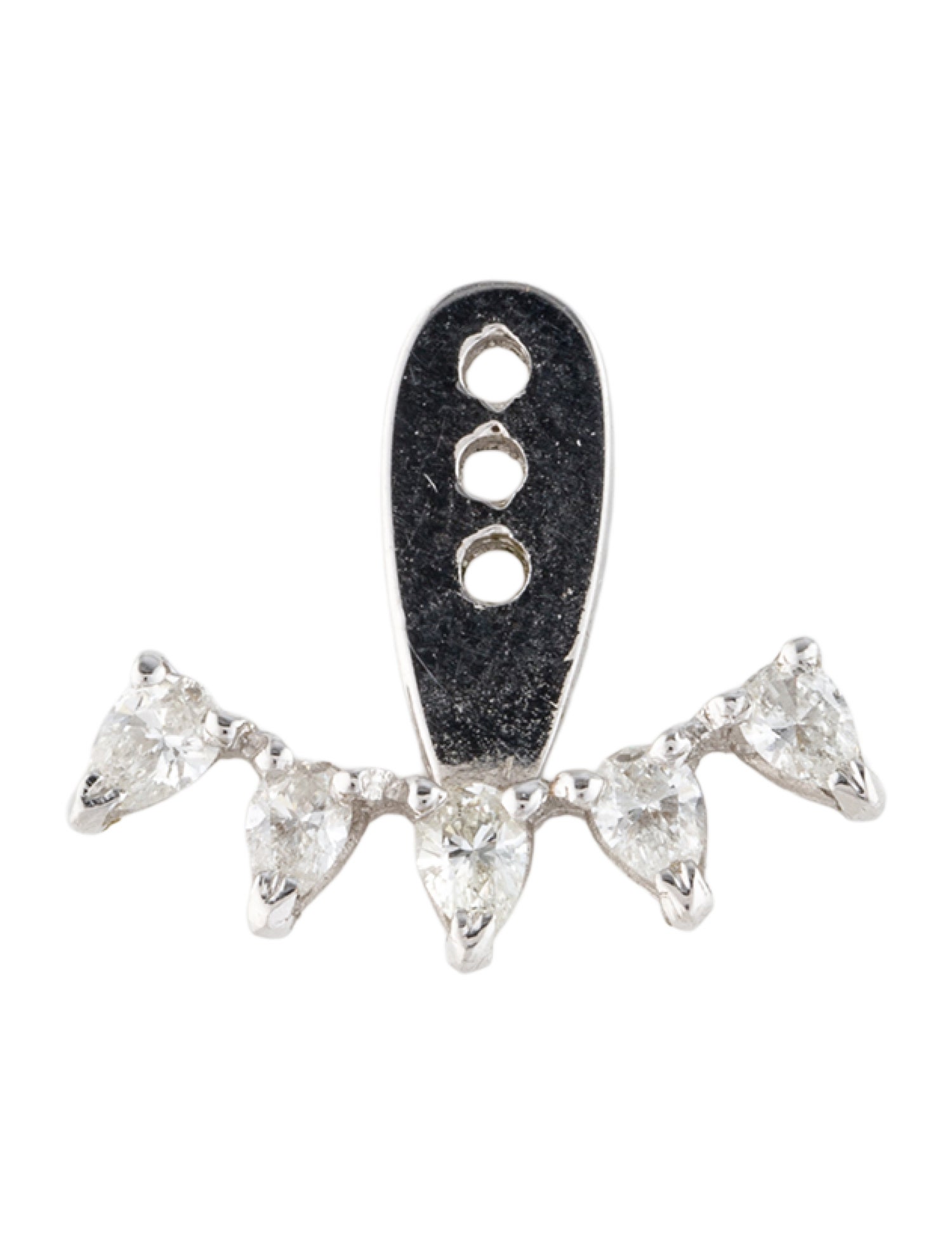 Yvonne Léon 18K Diamond Single Earring Enhancer