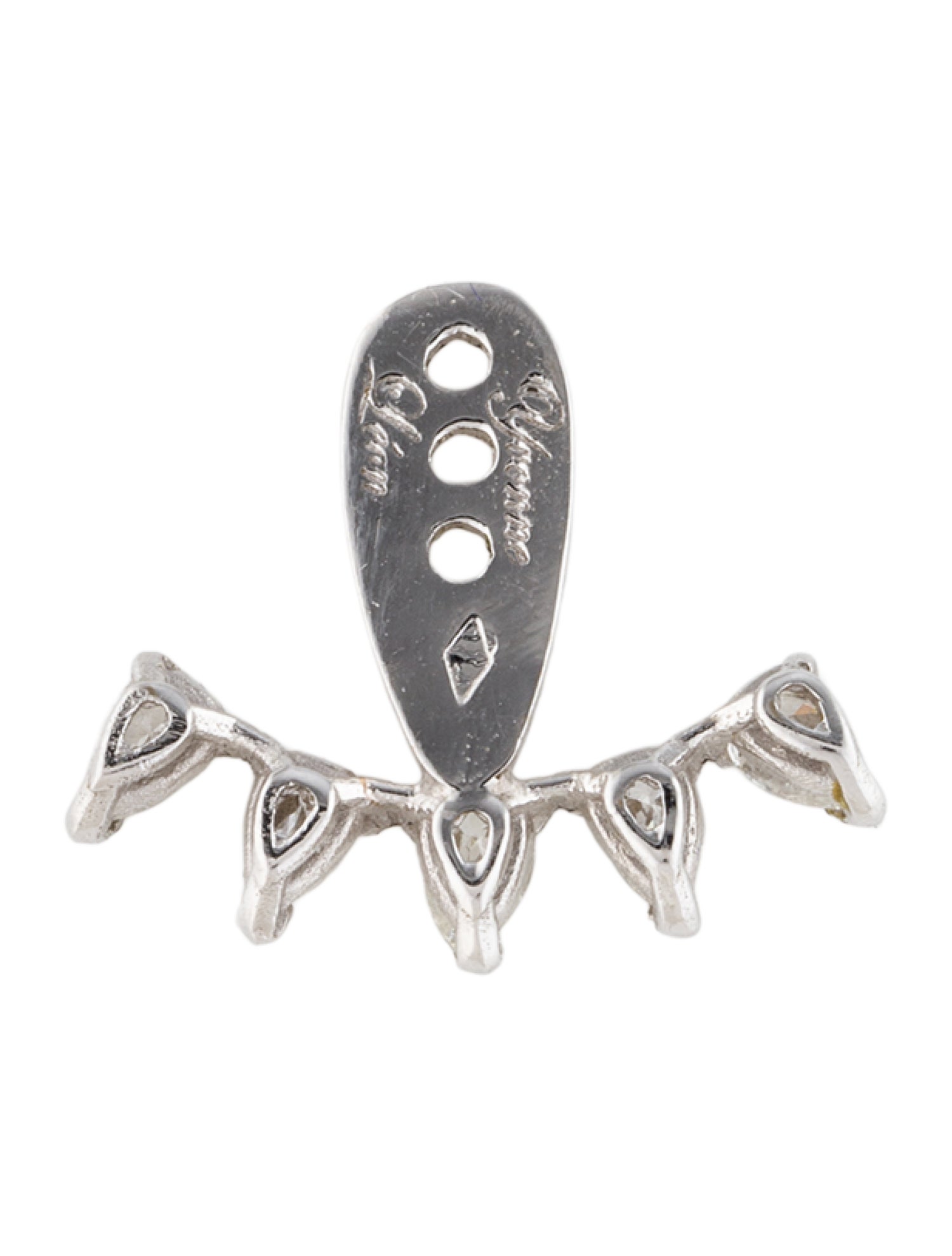 Yvonne Léon 18K Diamond Single Earring Enhancer