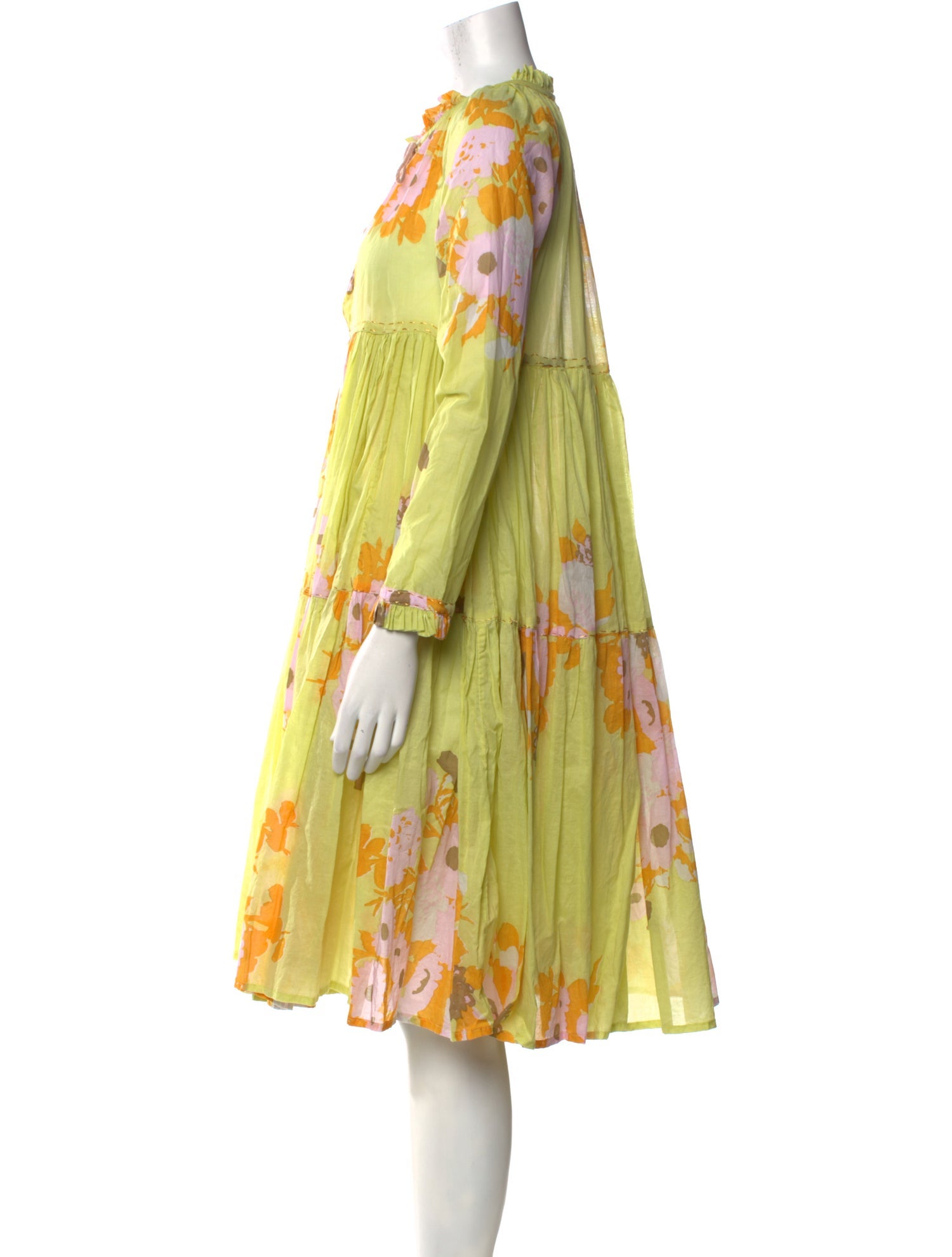 Yvonne S Floral Print Knee-Length Dress