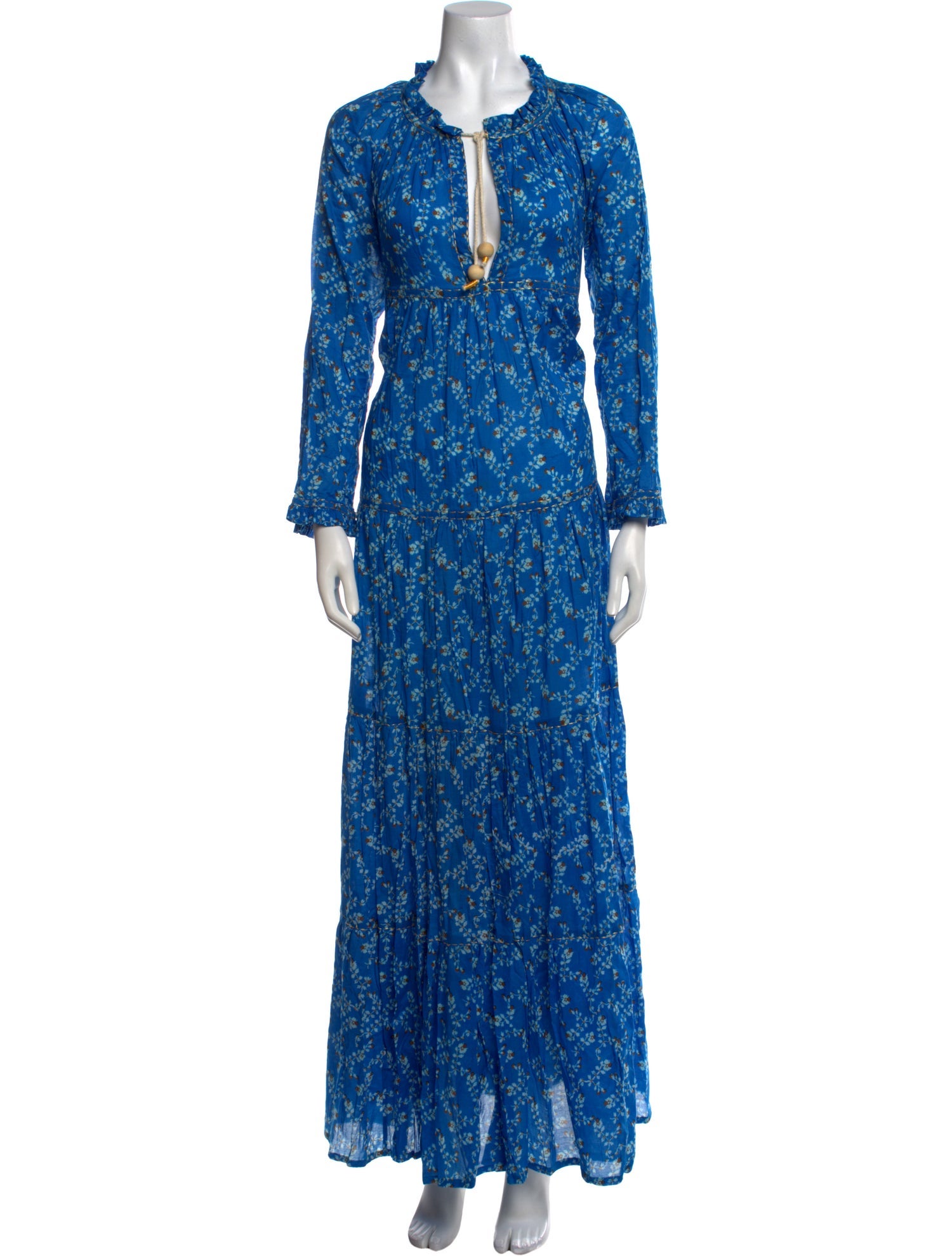 Yvonne S Floral Print Long Dress