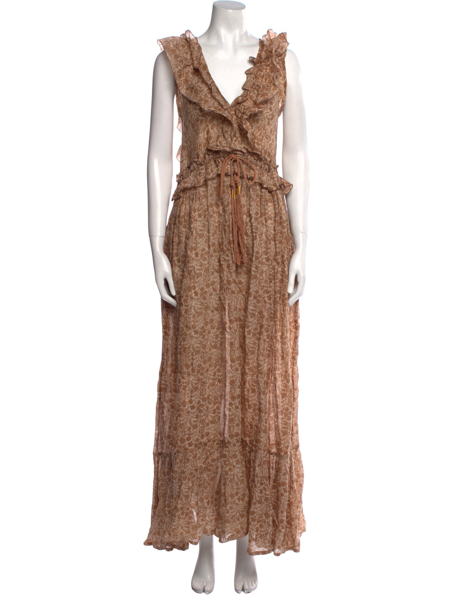 Yvonne S Linen Long Dress