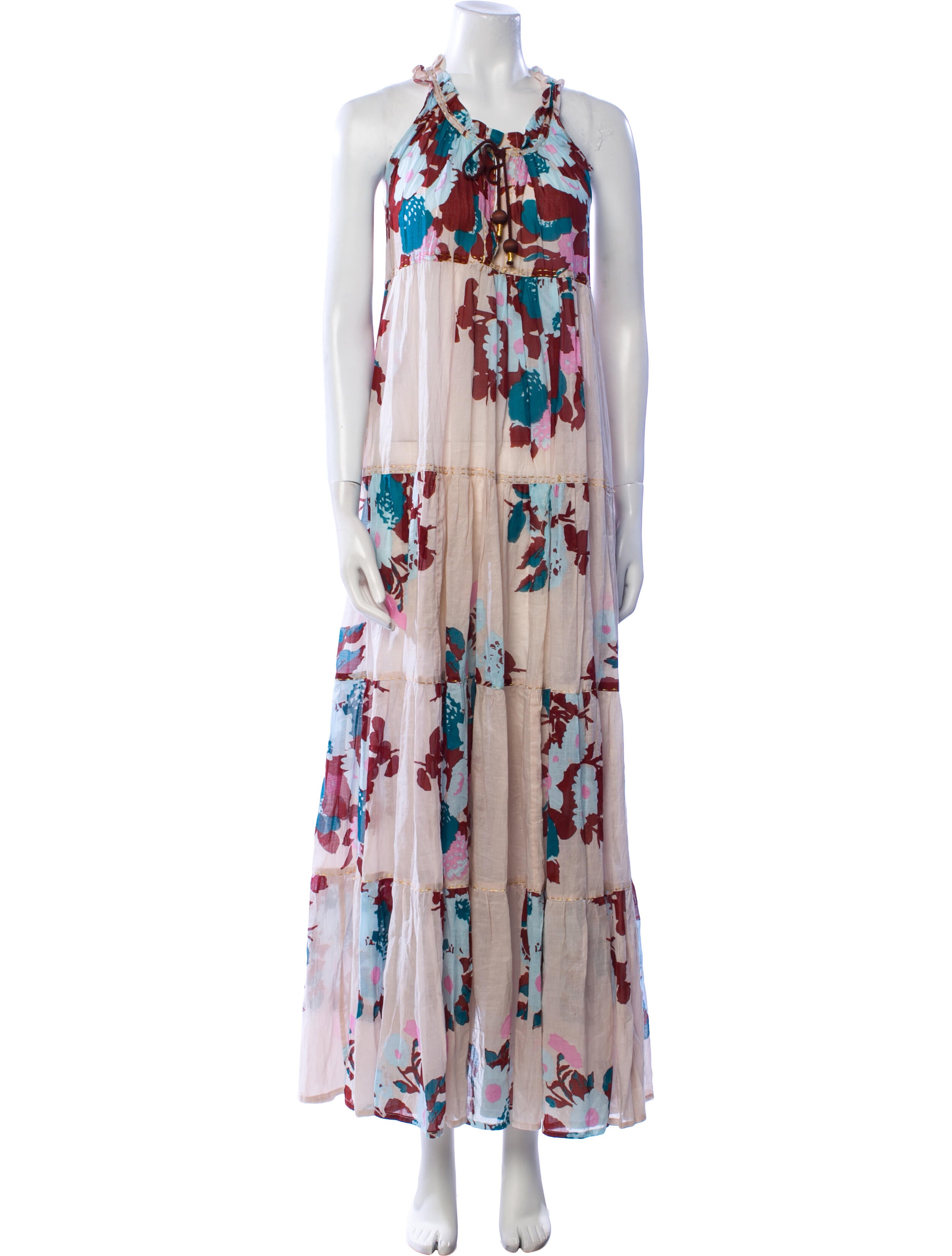 Yvonne S Printed Long Dress