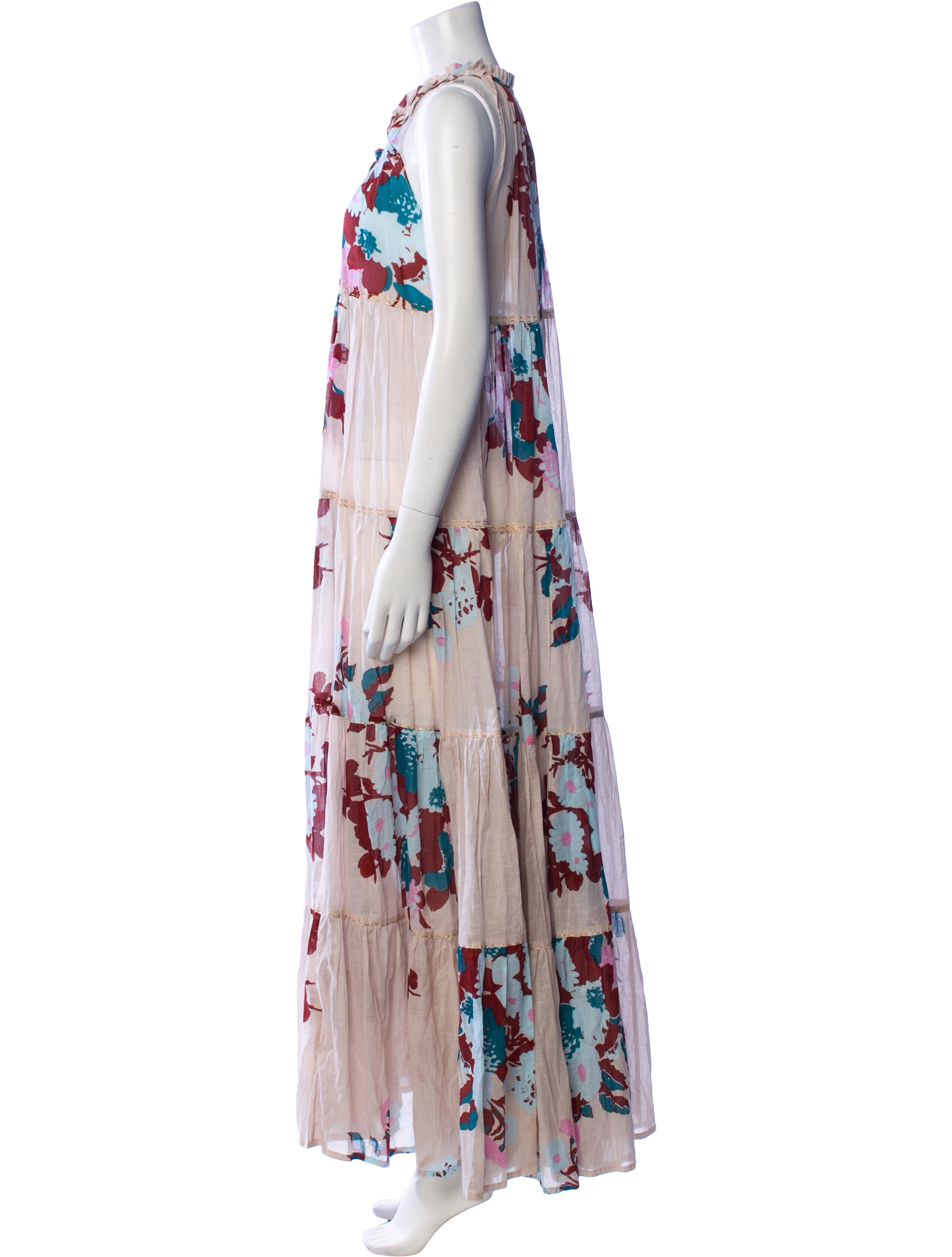 Yvonne S Printed Long Dress