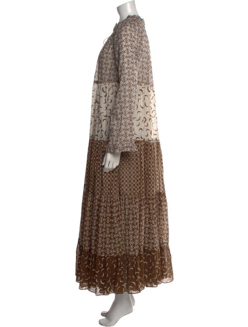Yvonne S Printed Long Dress