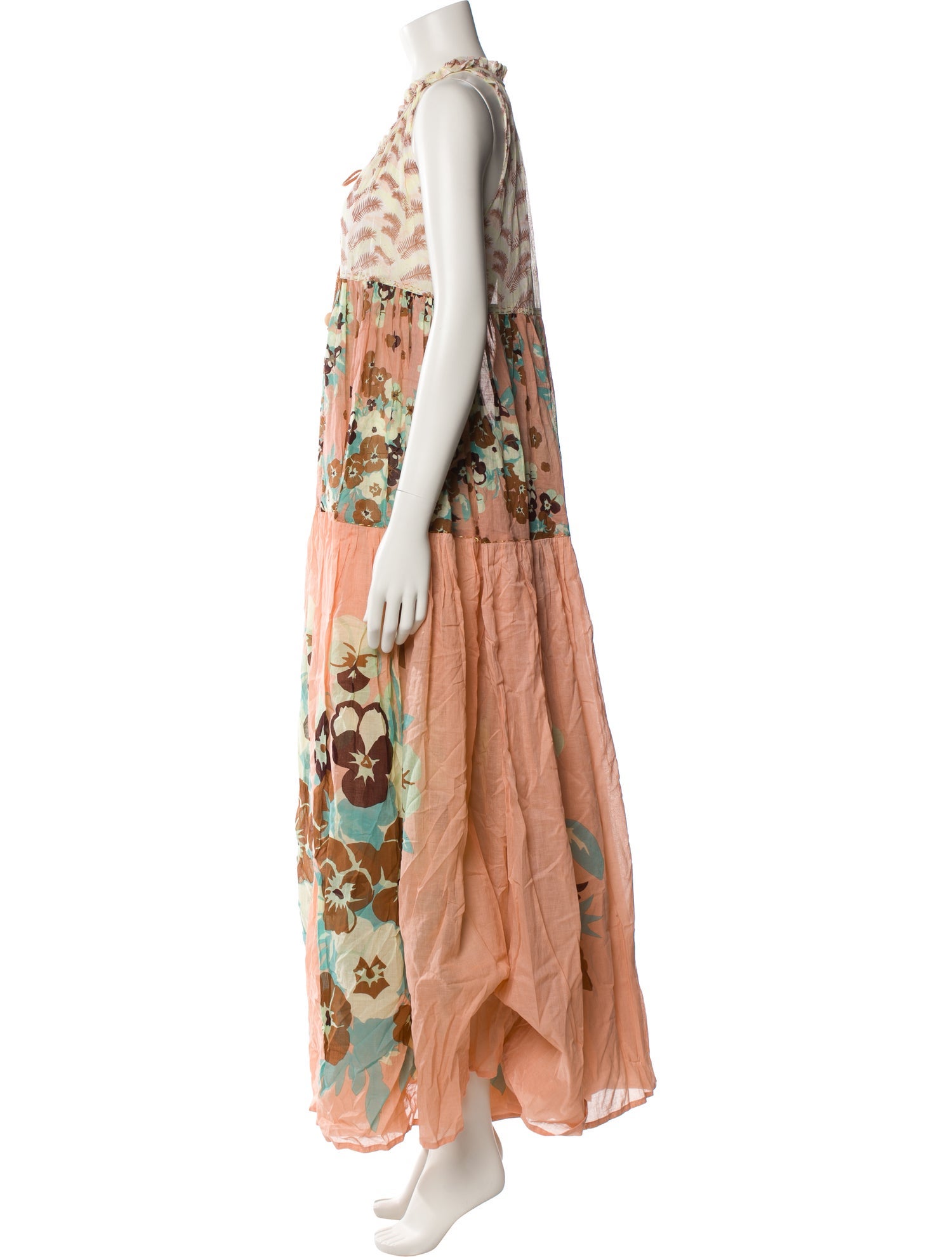 Yvonne S Printed Long Dress