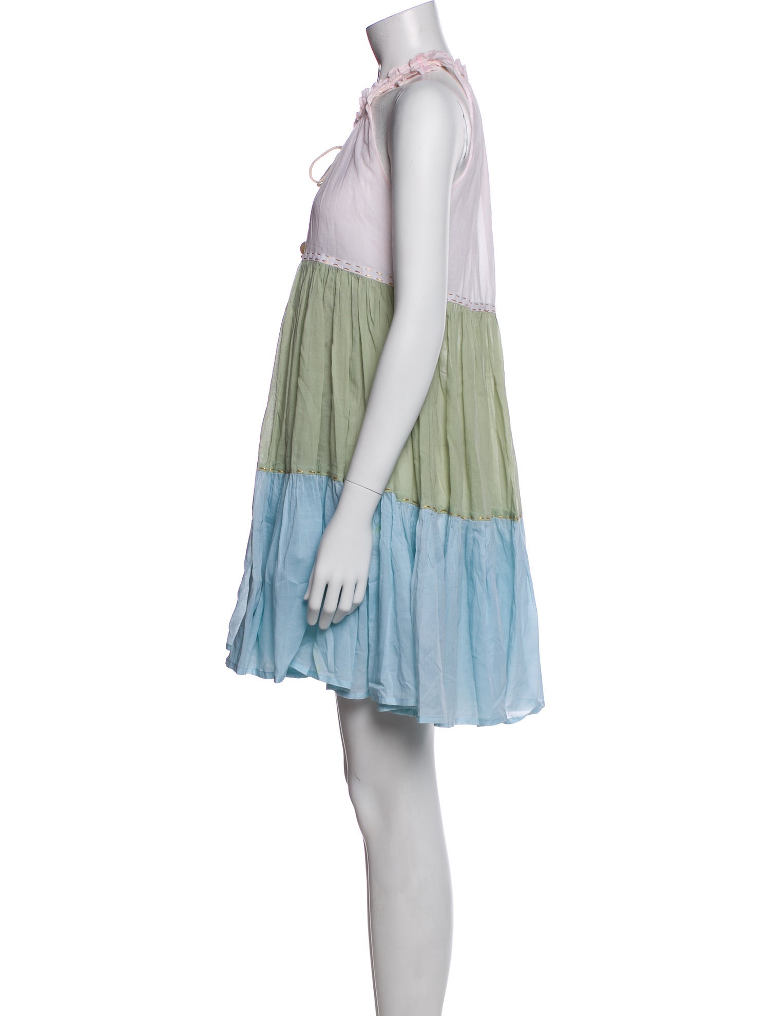 Yvonne S Halterneck Mini Dress