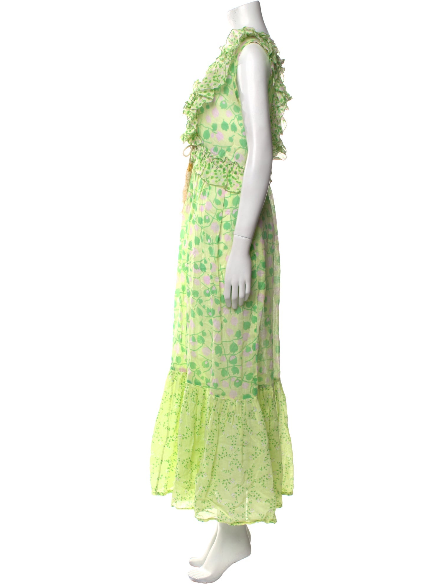 Yvonne S Linen Long Dress