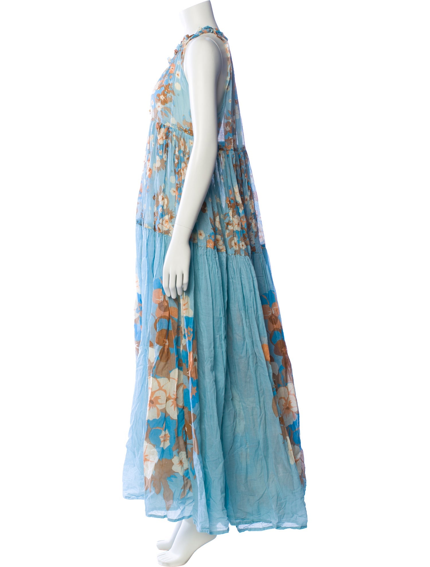 Yvonne S Printed Long Dress