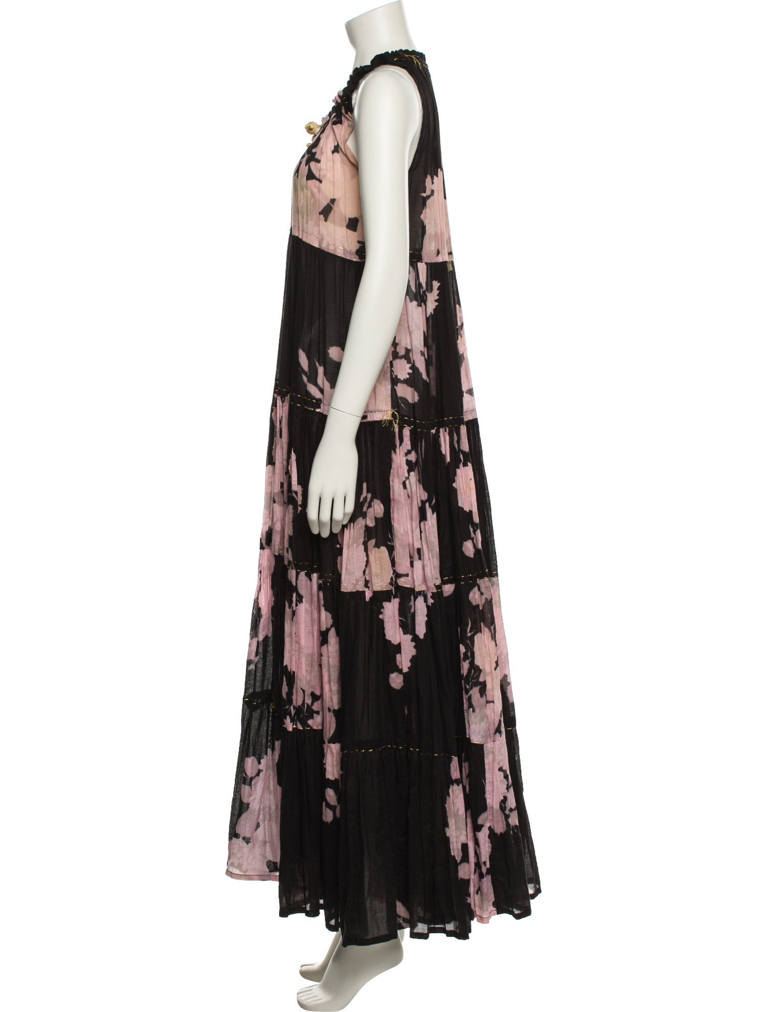 Yvonne S Printed Long Dress