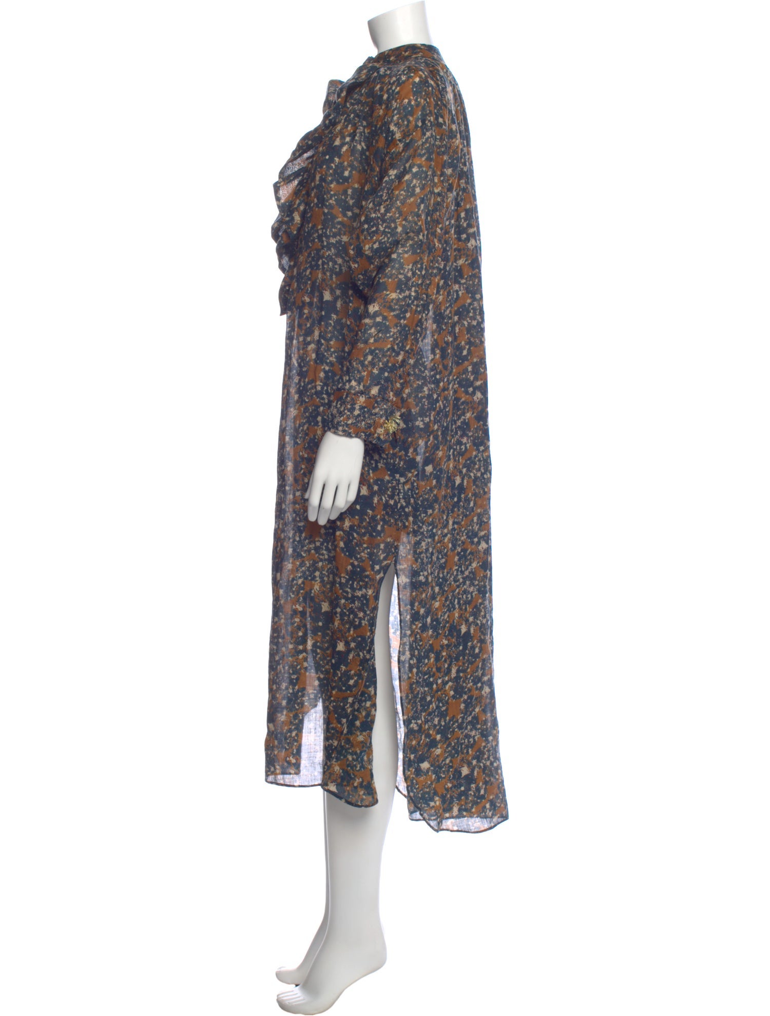 Yvonne S Floral Print Long Dress