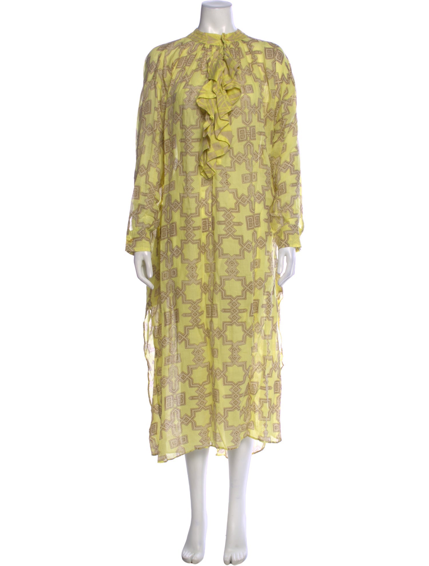 Yvonne S Linen Long Dress