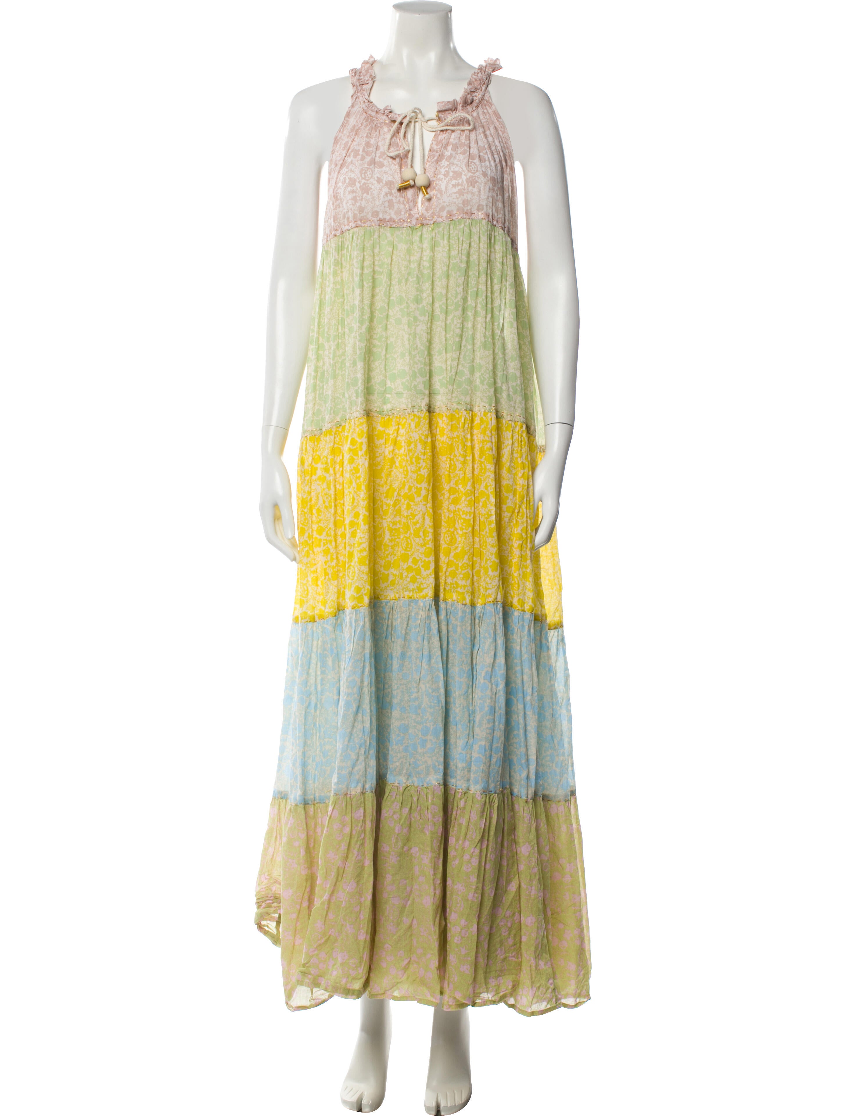 Yvonne S Printed Long Dress