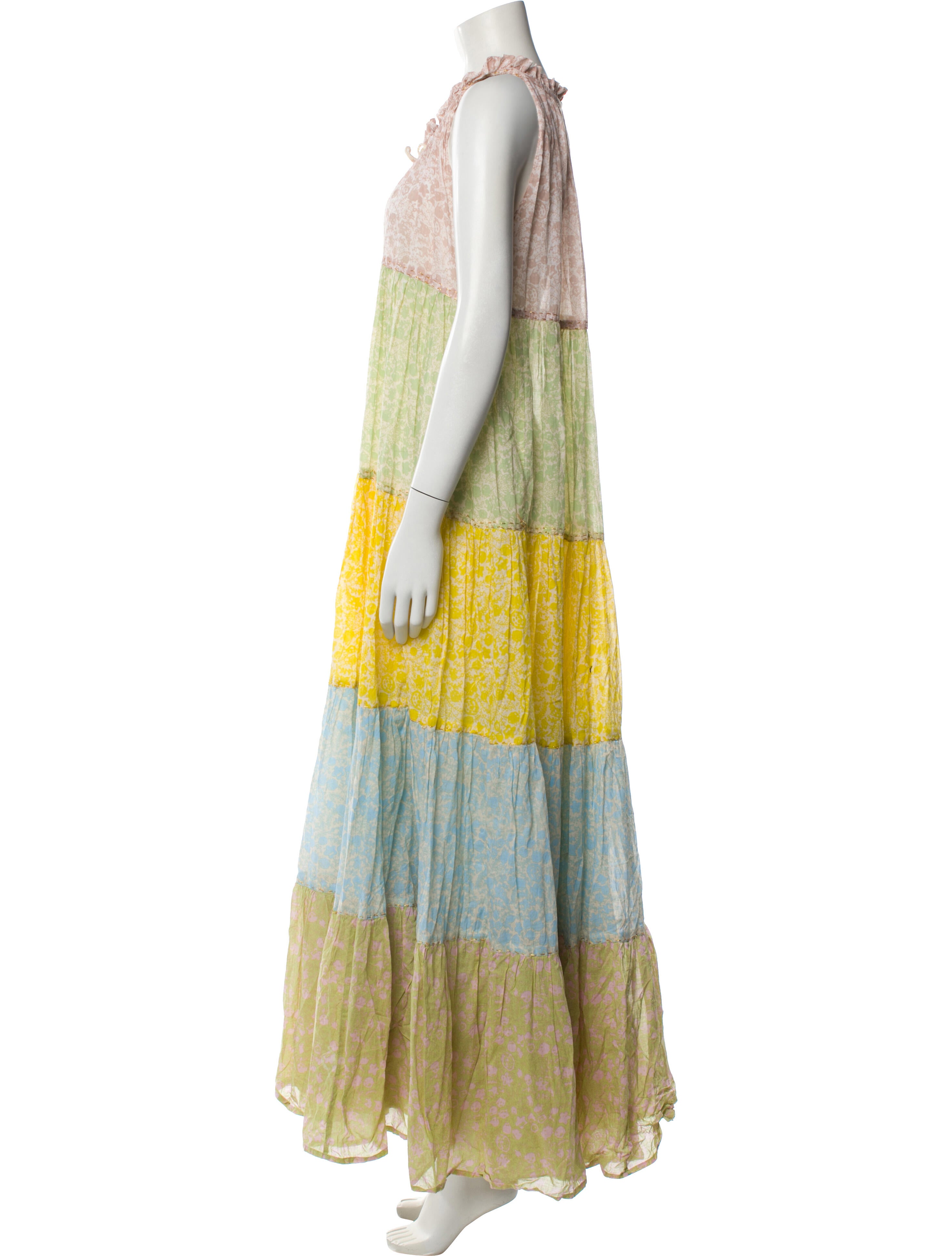 Yvonne S Printed Long Dress