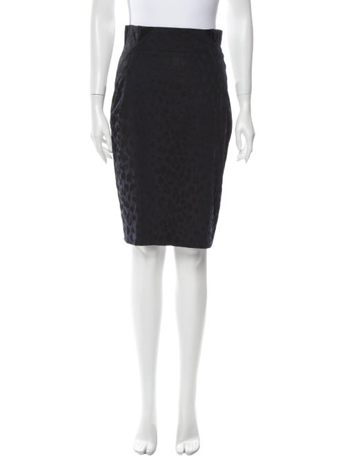 Zac Posen Knee-Length Skirt Blue