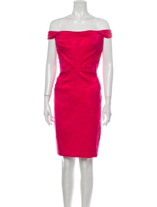 Zac Posen Off-The-Shoulder Mini Dress