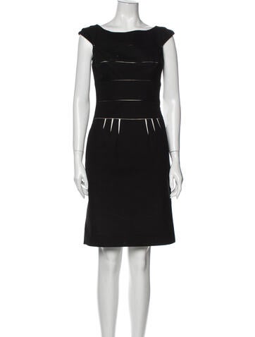 Zac Posen Dresses Bateau Neckline Knee-Length Dress US 4 | S