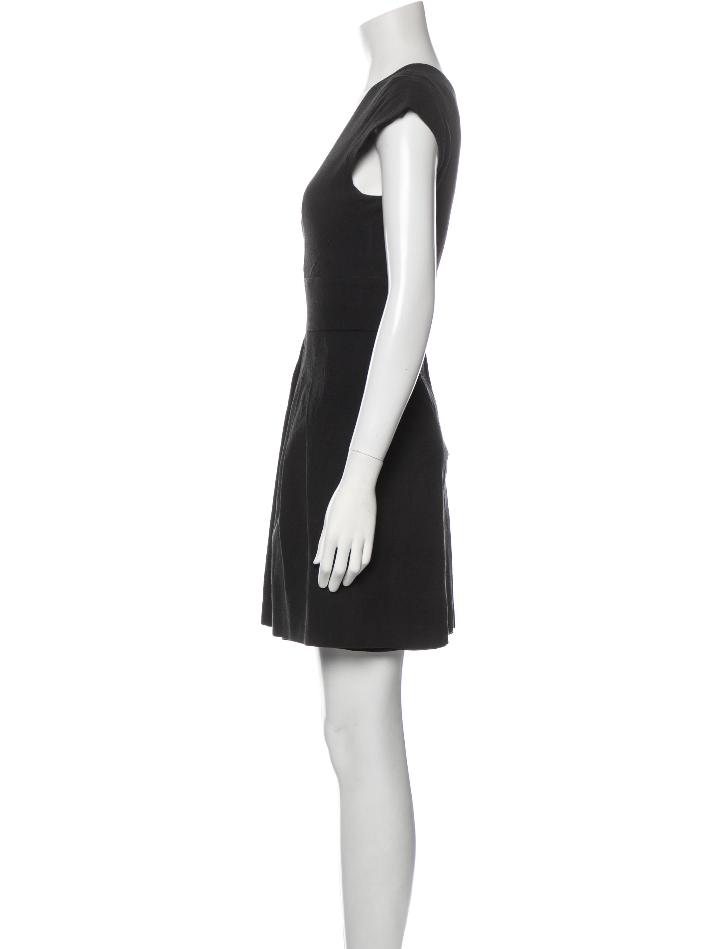 Zac Posen V-Neck Mini Dress