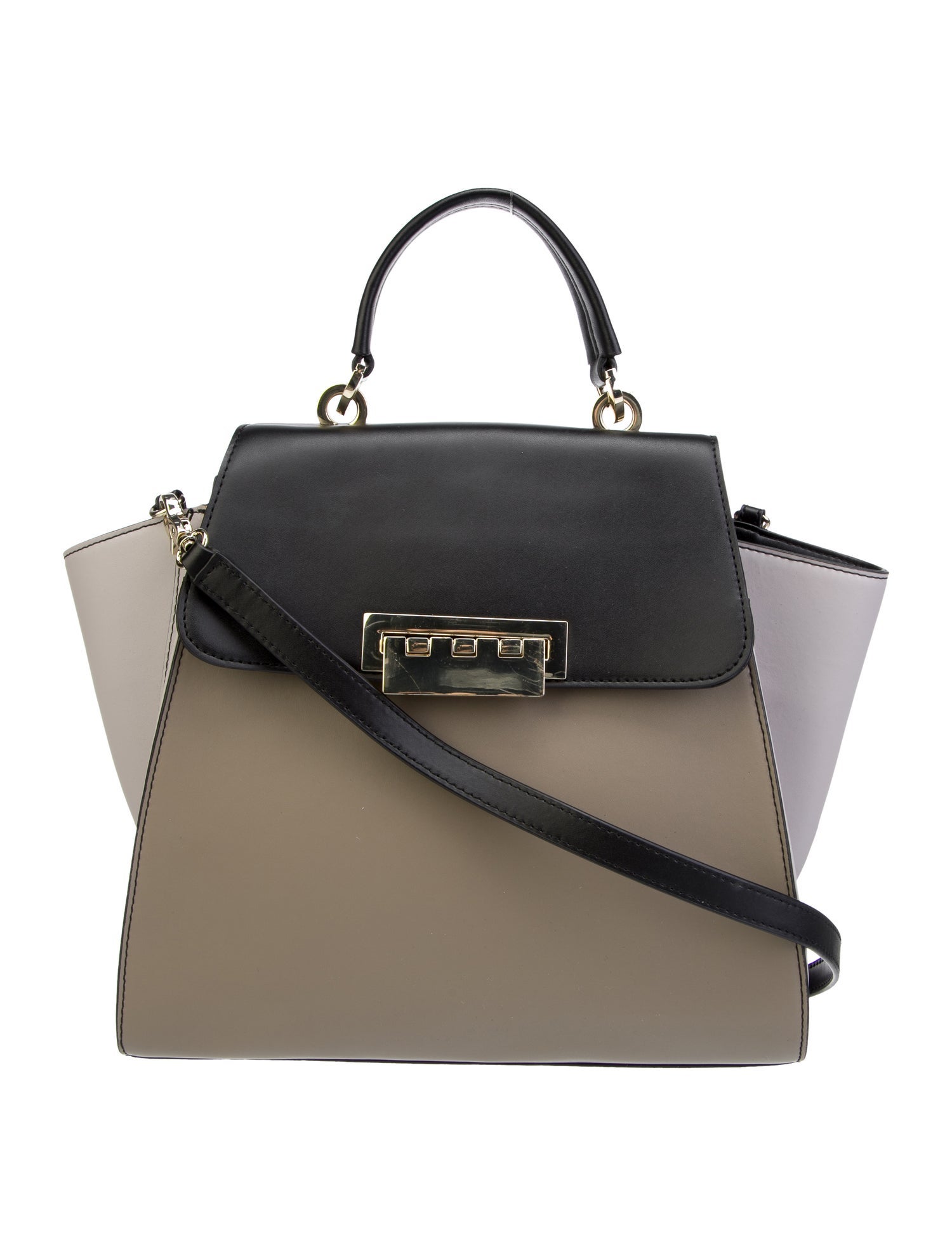 ZAC Zac Posen Lelather HandleBag Handle Bags, Handbags The RealReal