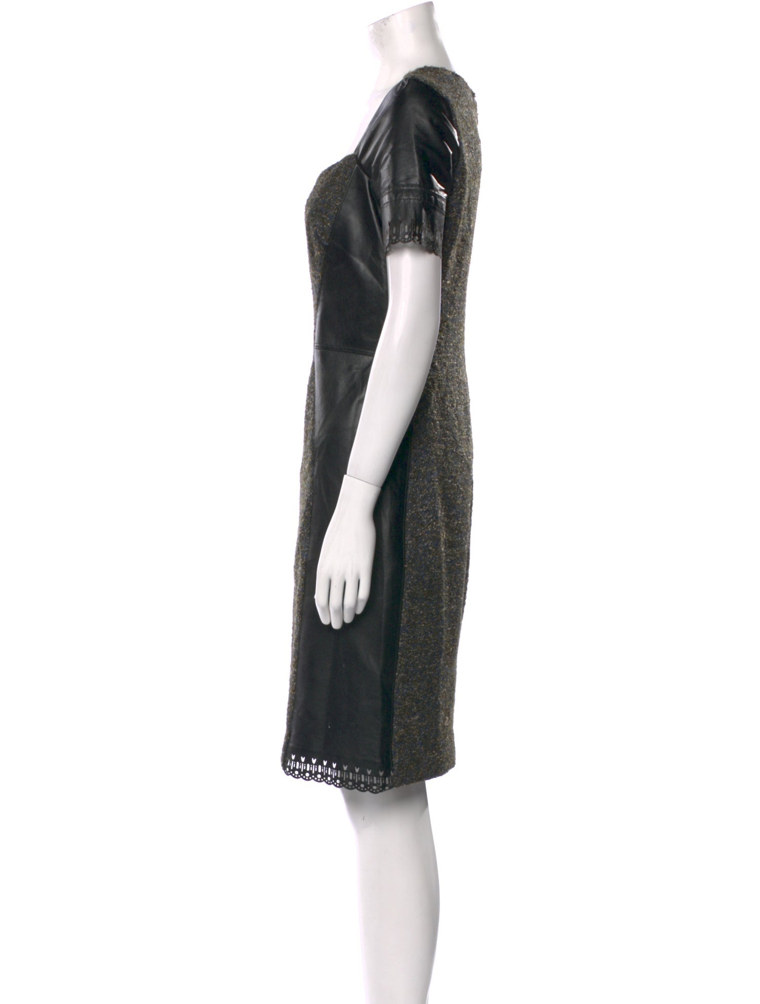 Zac Posen Virgin Wool Knee-Length Dress