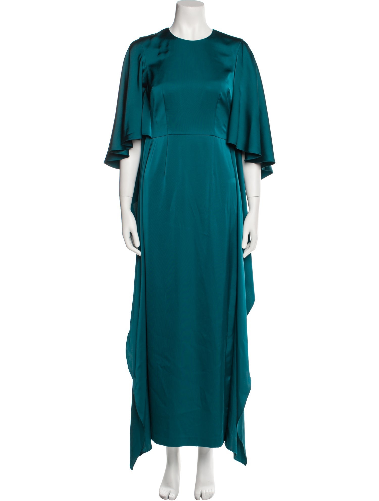 Zac Posen Crew Neck Long Dress