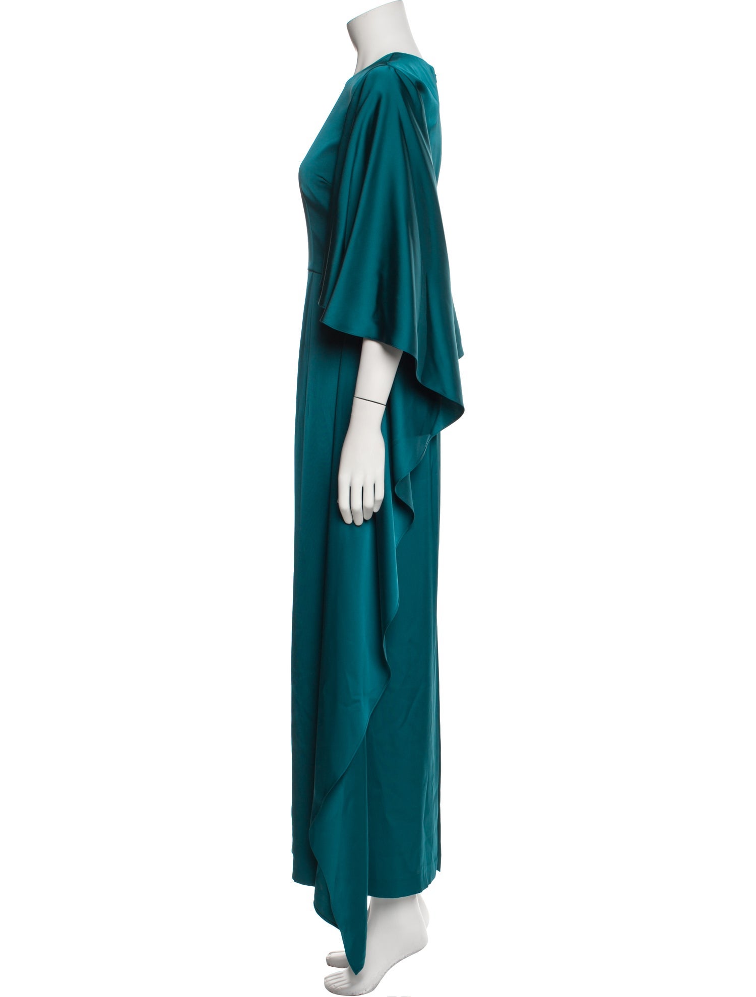 Zac Posen Crew Neck Long Dress