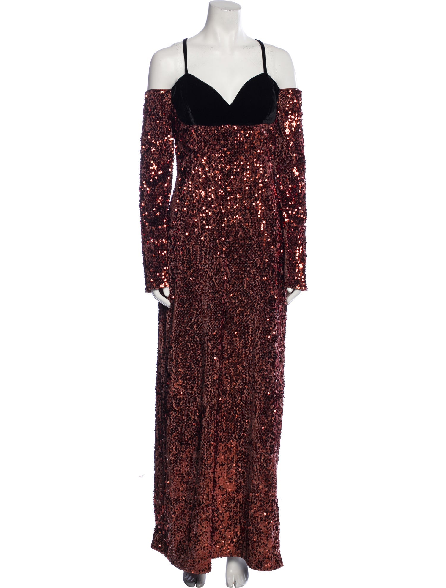 Zac Posen Sequin Long Dress w/ Tags