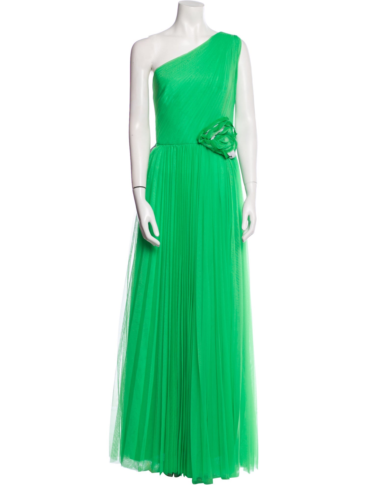 Zac Posen One-Shoulder Long Dress w/ Tags