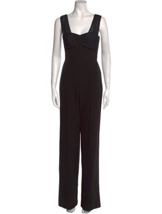 Zac Posen Square Neckline Jumpsuit