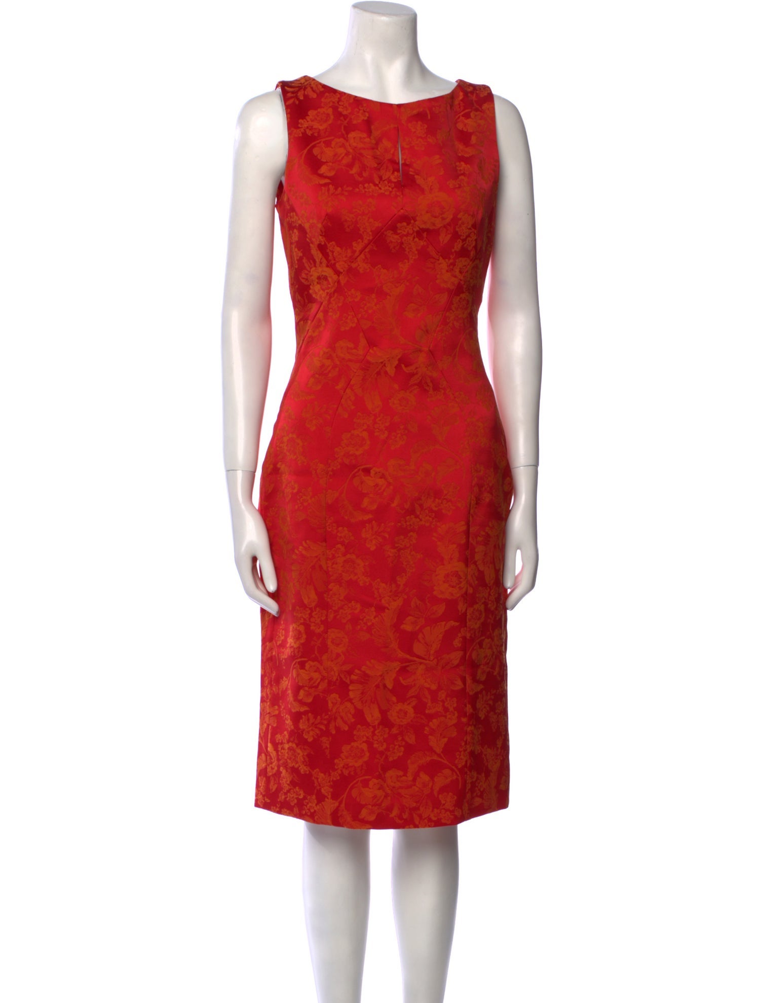 Zac Posen Floral Print Midi Length Dress w/ Tags