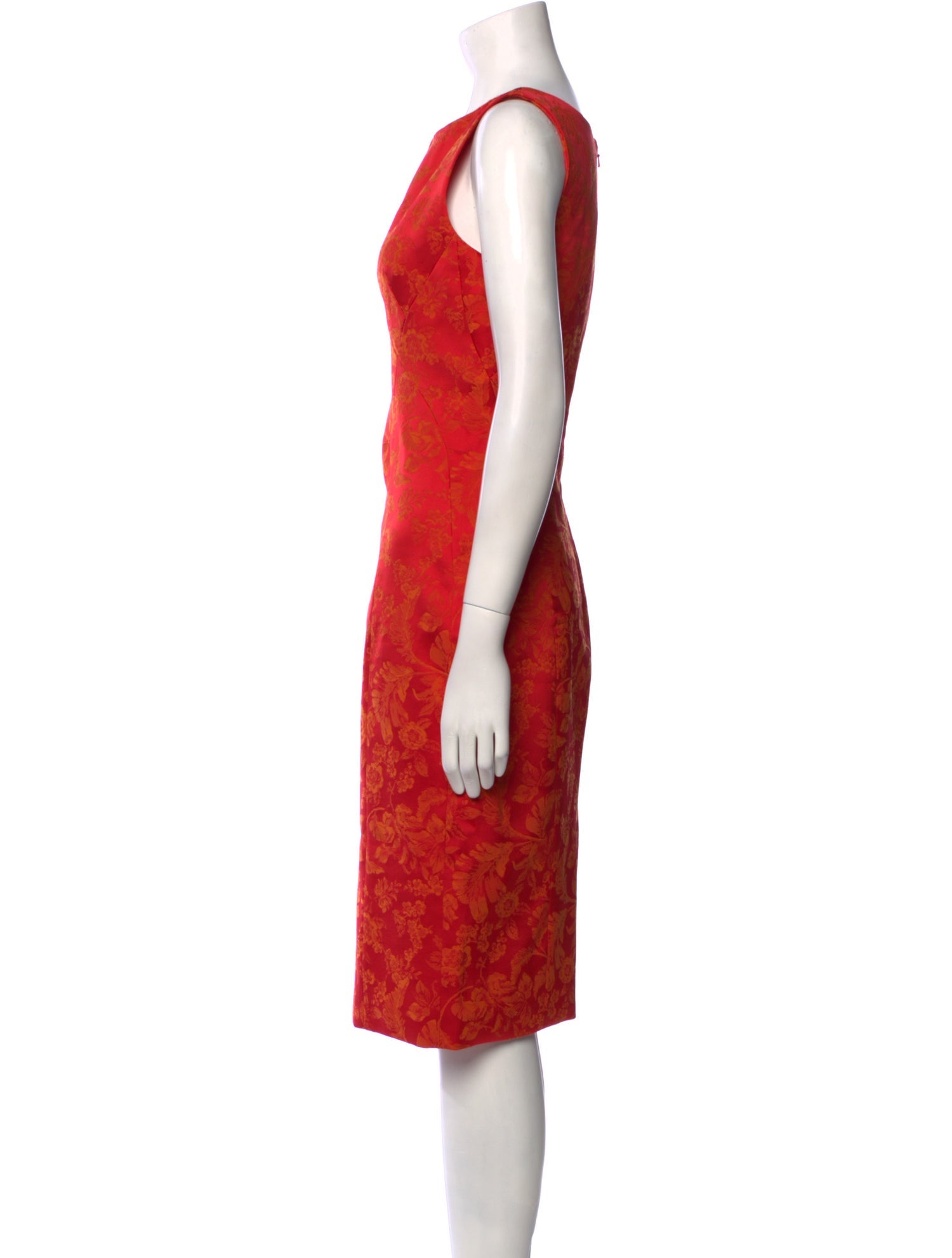 Zac Posen Floral Print Midi Length Dress w/ Tags