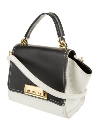 Zac Posen Leather Top Handle Bag