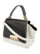 Zac Posen Leather Top Handle Bag
