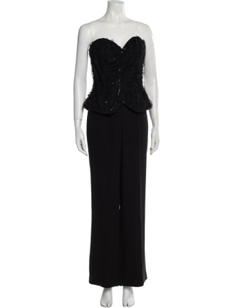 Zac Posen Strapless Jumpsuit
