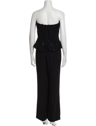 Zac Posen Strapless Jumpsuit