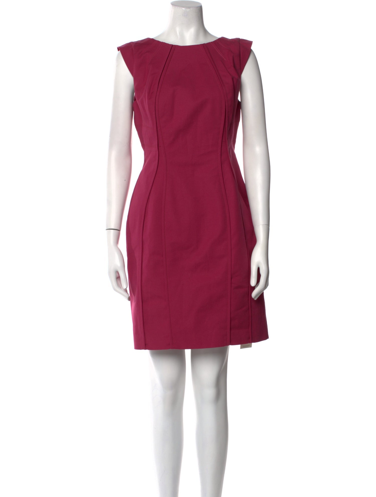 Zac Posen Bateau Neckline Mini Dress