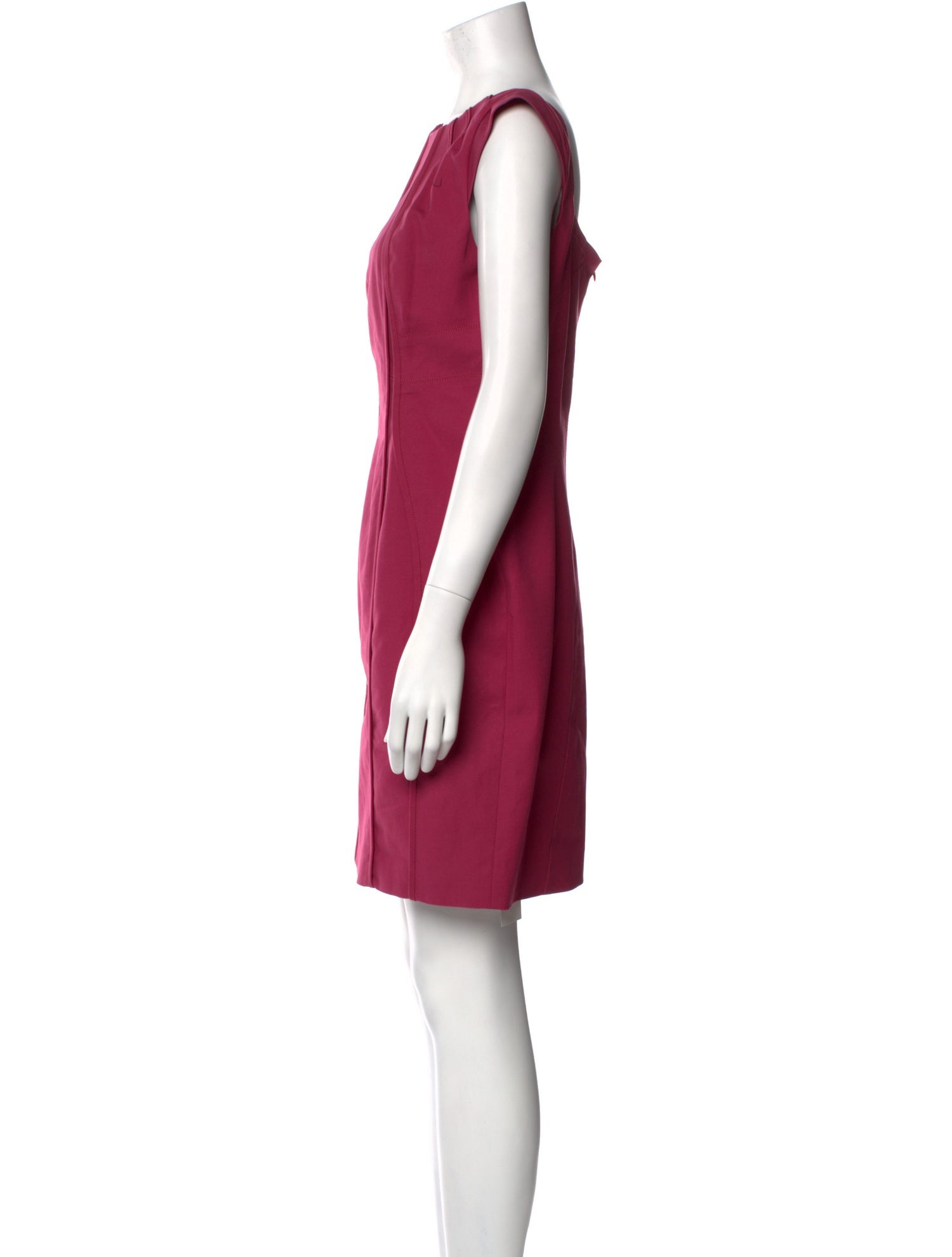 Zac Posen Bateau Neckline Mini Dress