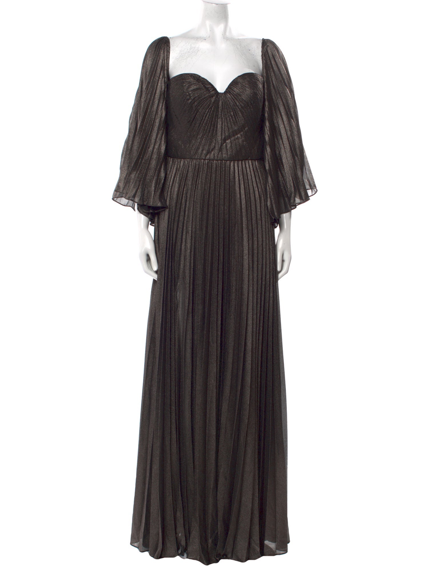 Zac Posen V-Neck Long Dress