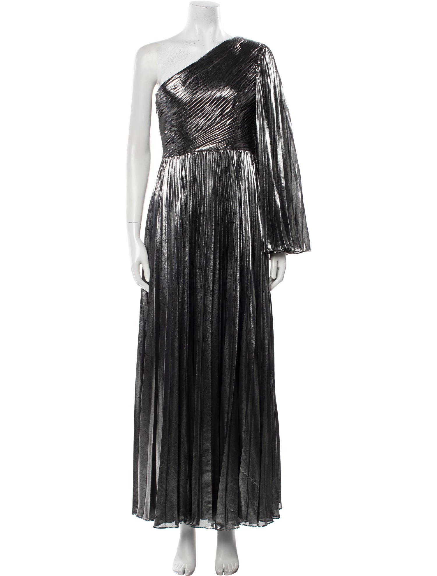 Zac Posen One-Shoulder Long Dress