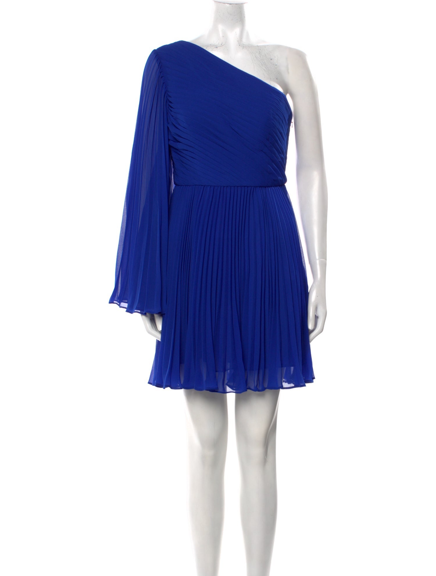 Zac Posen One-Shoulder Mini Dress
